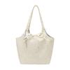 Fresh stars, fashionable and casual personality, large capacity, simple texture, spring new women's shoulder tote bag