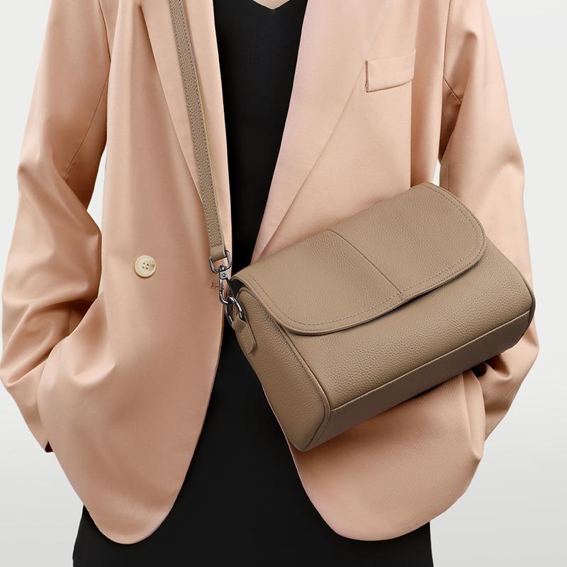 Bag New Women's Bag Summer Leather One Shoulder Crossbody Bag Pillow Bag Soft Leather Underarm Bag