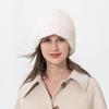 European & American Fleece-lined Windproof Winter Hat - Warm & Thick Feather Velvet Sleep Cap