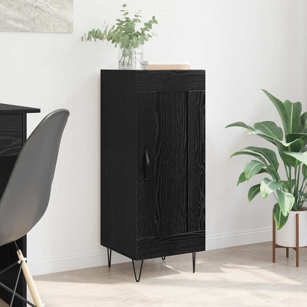 Sideboard in Black Oak Look 34.5 x 34 x 90 cm