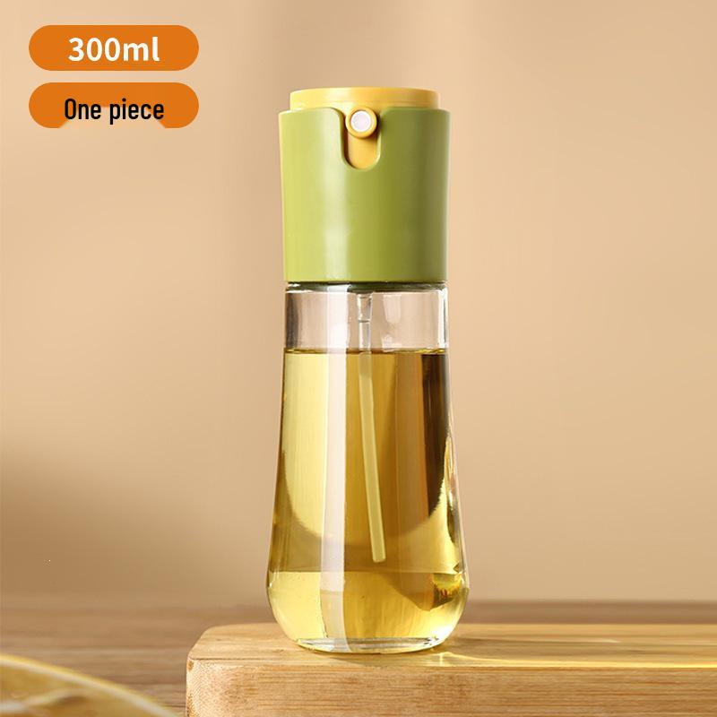 Two-in-One Glass Oil Spray & Pour Bottle - No Drip, Food Grade for Kitchen & Air Fryer