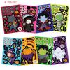 New 8 Sheets DIY Pumpkin Ghost Assemble Jigsaw Educational Game Make A Face Puzzle PVC Sticker Kids Party Favors Gift Toy