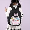 Backpack Cartoon Cat Schoolbag Primary School Junior High School Bag Color Scheme Leisure Travel Large Capacity Dirt-resistant Schoolbag