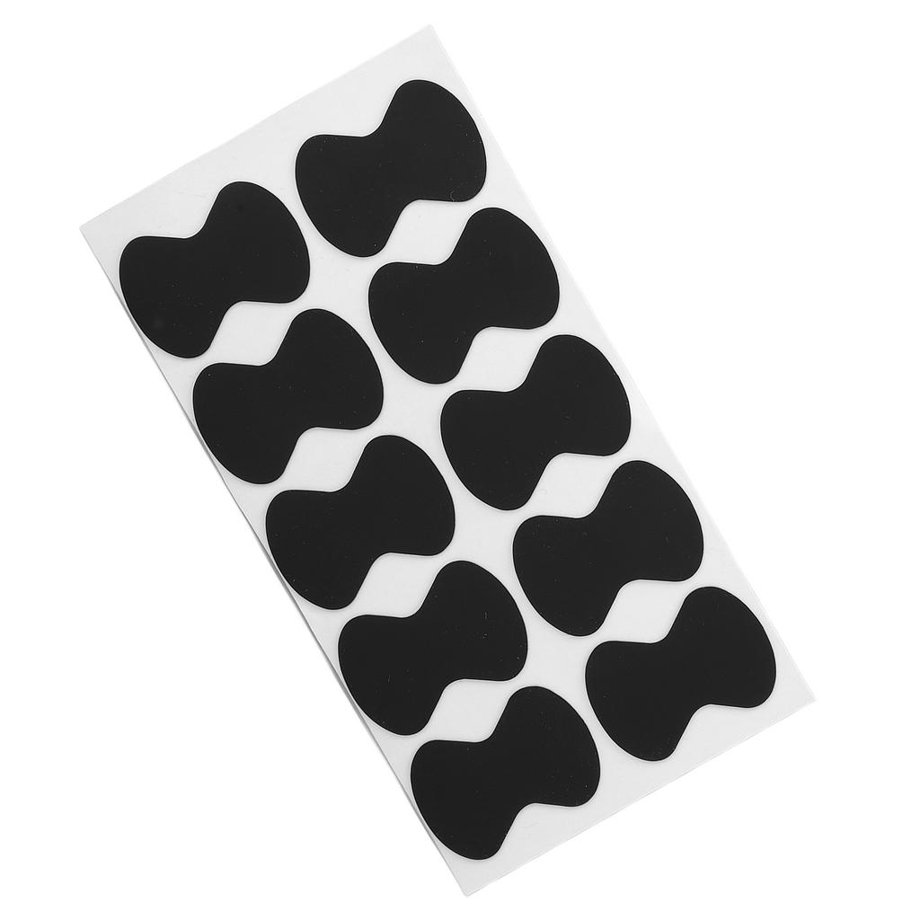 Pick Non Slip Sticker Silicone Guitar Picks Grips with Adhesive Musical Instrument Accessories Black