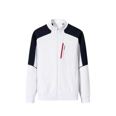 Fitted Breathable Zip-Up Stand Collar Jacket Men Jackets 152547703S-1