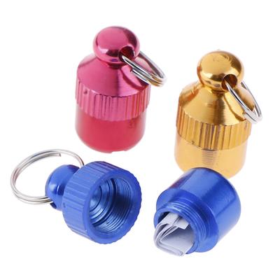 Anti-Lost Pet Dog Cat Id Name Address Mini Label Tag Storage Barrel Tube Random