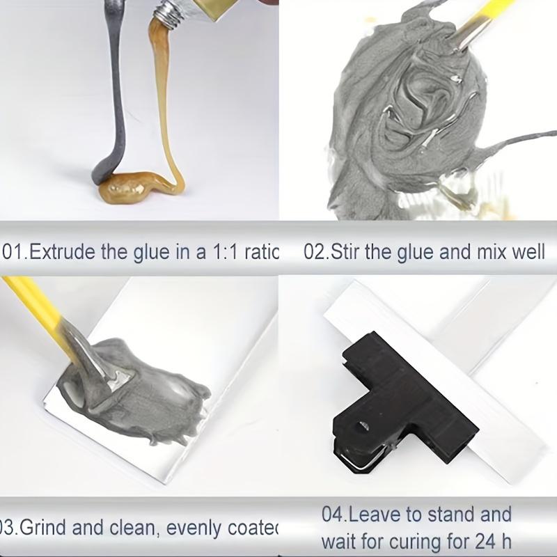 Magic Repair Glue, AB Metal Silné lepení železa Tepelná odolnost Studený svar Lepidlo na opravu kovů Lepidlo na odlévání