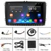 2 Din HD сенсорный экран MP5-плеер для VW Passat Golf Seat Skoda Аудио видео 9 дюймов Мультимедиа Android 10.1 FM приемник Автомобильное радио GPS Bluetooth WiFi