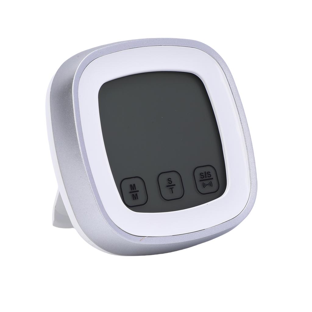 Digital Food Thermometer, BBQ Grill Meat Thermometer with Timer, 9 Preset Modes, 5 Doneness Levels, Temperature Alarm,