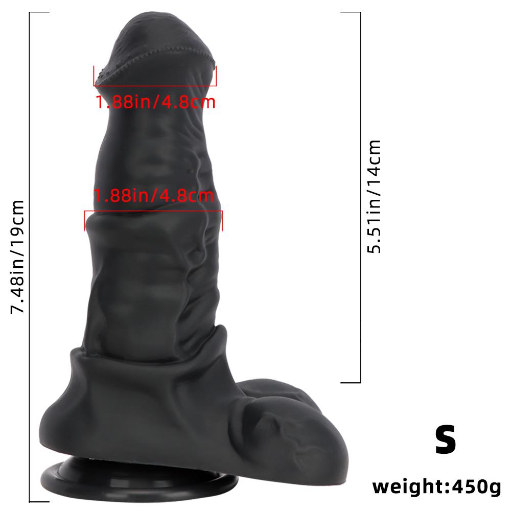 6 dimensioni gigante dildo morbido silicone cavallo cavallo animale dildo pene finto giocattoli del sesso grosso cazzo nero per le donne