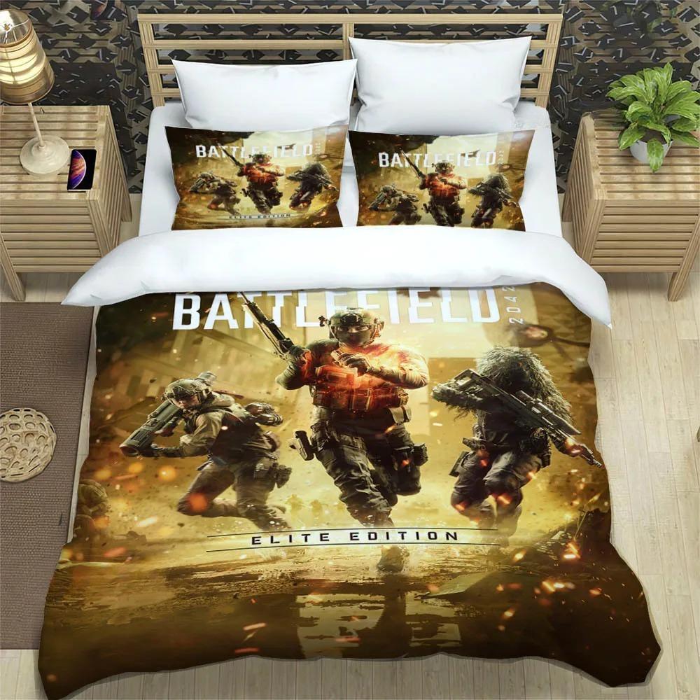 Battle Field Bedding Sets Exquisite Bed Supplies Set Anime Duvet Cover Bed Comforter Set Bedding Set Luxury Birthday Gift