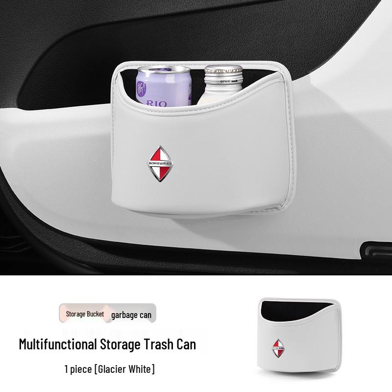 Borgward Logo Multi-functional Car Trash Can and Hanging Storage Bin