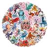 55 Ocean Creature Stickers: Octopus Cartoon Waterproof Decals for Planners, Water Bottles, Computers, and More.