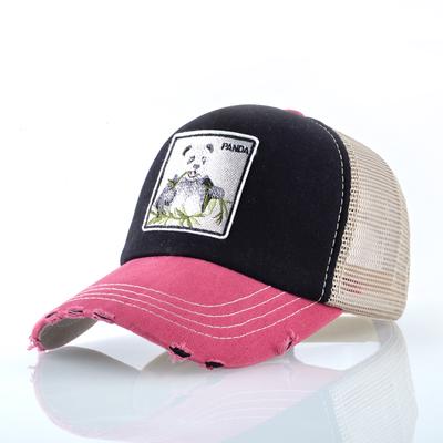 Berretto da baseball estivo da donna Cappelli in rete traspirante da esterno per uomo Berretti hip-hop unisex Cappello panda di moda
