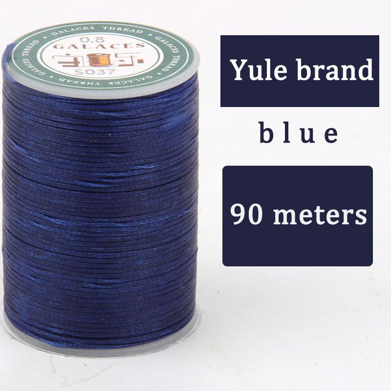 DIY Hand Sewn Leather Goods Wax Thread 0.8mm Hand Sewn Flat Wax Thread Leather Foreskin Leather Hand Sewn Thread