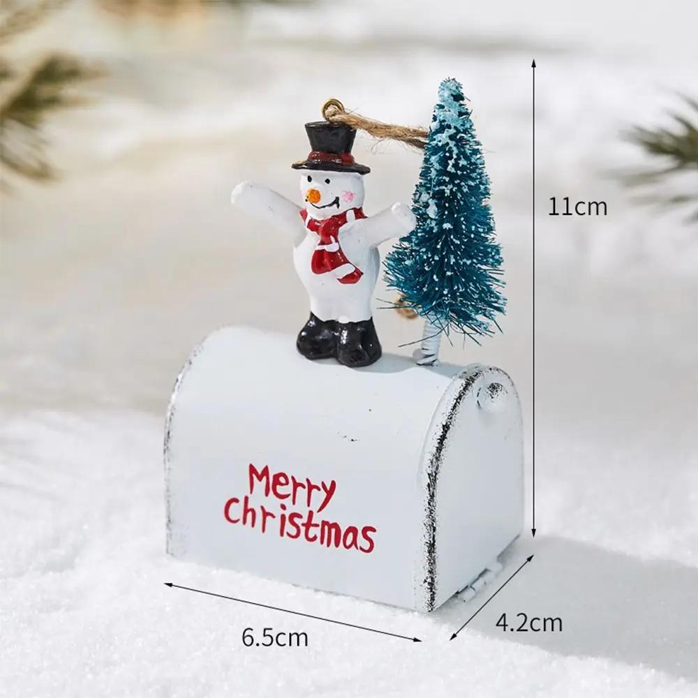 New Santa Clasu Christmas Hanging Decoration Santa Claus Airplane Mailbox Christmas Tree Ornament Cute Pendant Xmas Decor