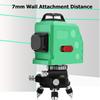 12 Line New 360 Horizontal Vertical Cross 3D Green Light Laser Level Self-Leveling Measure Super Powerful Laser Beam