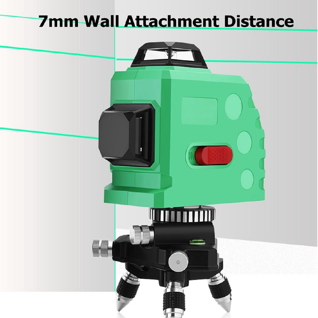 12 Line New 360 Horizontal Vertical Cross 3D Green Light Laser Level Self-Leveling Measure Super Powerful Laser Beam