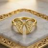 Exaggerated and simple peace dove wing ring retro trend ring exquisite jewelry