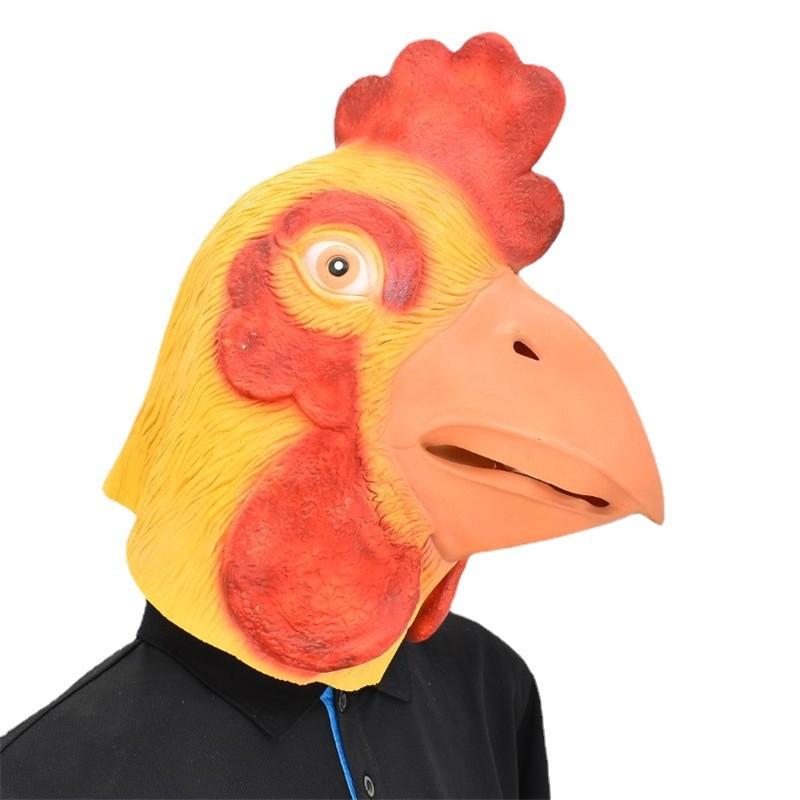 Headgear Rooster Halloween Animal Head Mask For Party Costumes And Themed Events