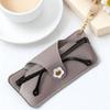 Korean Flower Glasses Case With Keychain Eyewear Holder Soft PU Leather Sunglasses Bag  Men