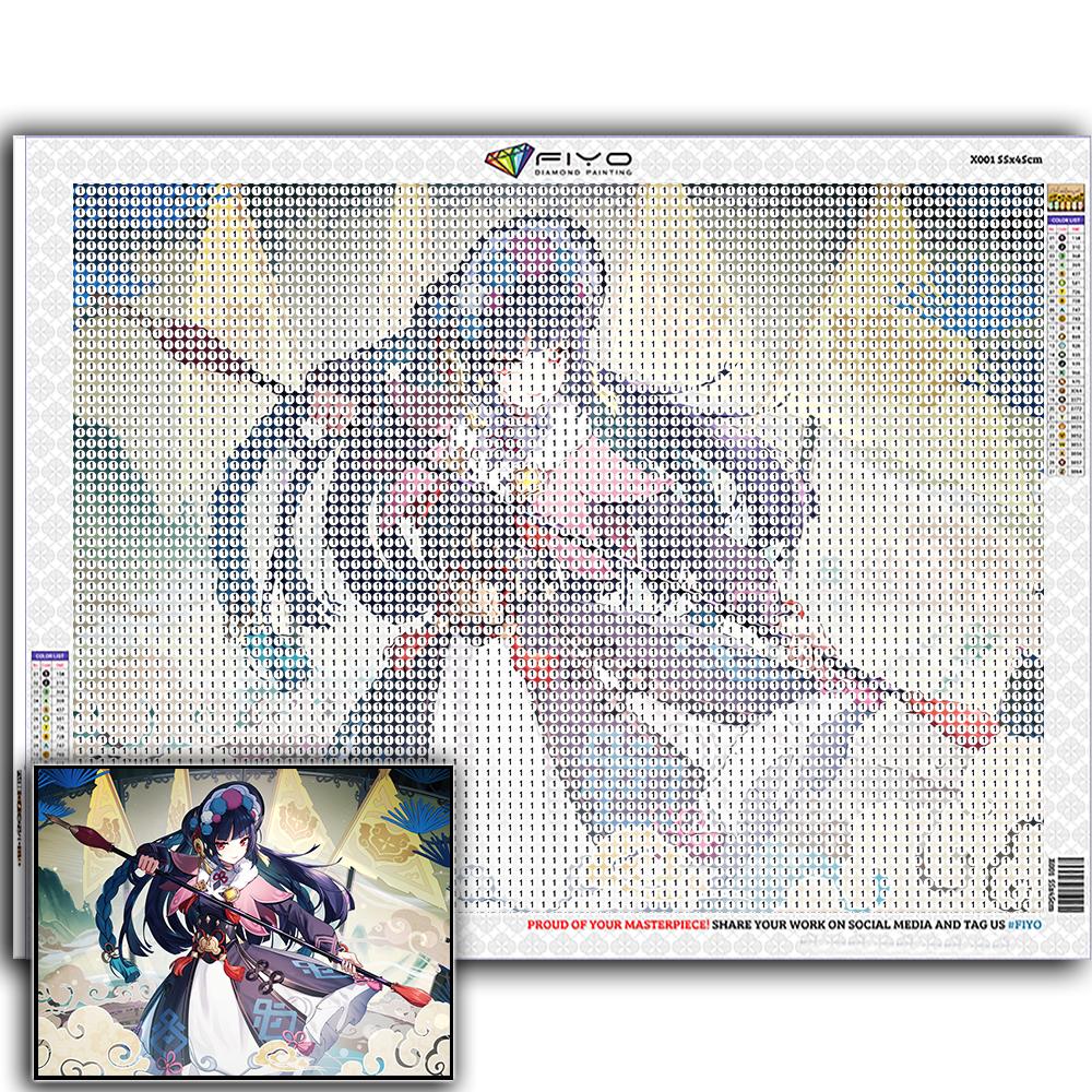 Diamond Painting Genshin YunJin Stitch Diamond Mosaic Craft Diamond Embroidery Painting