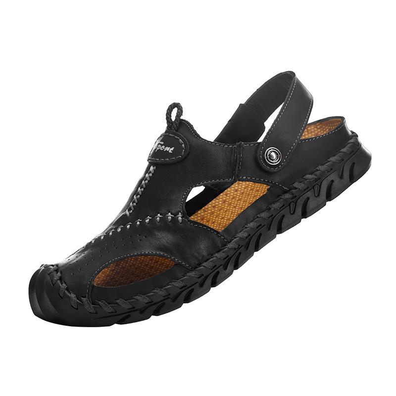 

Летние новые мужские сандалии, мужская летняя обувь для отдыха на открытом воздухе с мягким носком, повседневная обувь, модная пляжная обувь 38