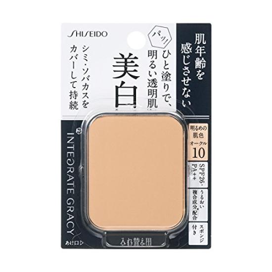 Integrate Gracie White Pact N Ocher 10 Bright Skin Tone 11g (Refill) (SPF26 PA++)