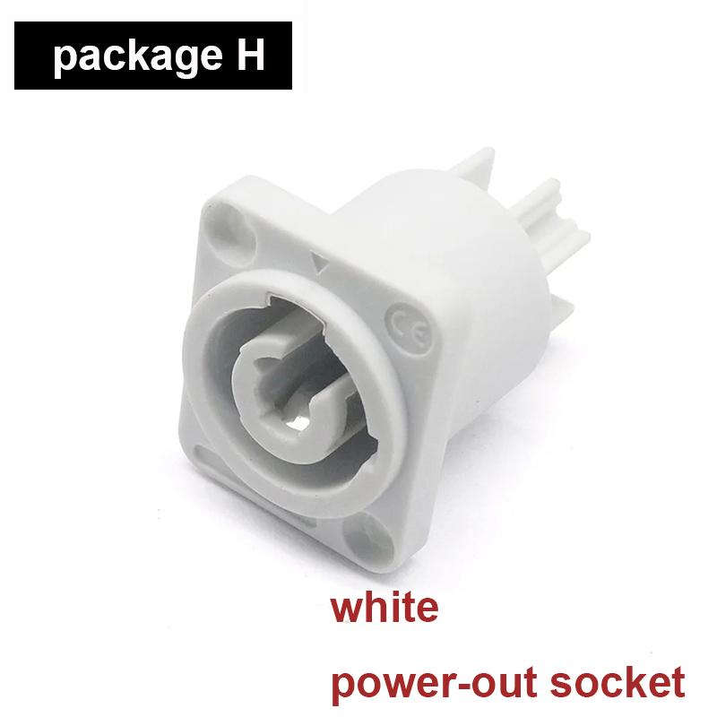 3PIN AC Powercom Connector Male Plug NAC3FCA NAC3FCB AC Cable 20A 250V Power Plug Adapter For Stage Light LED Screen