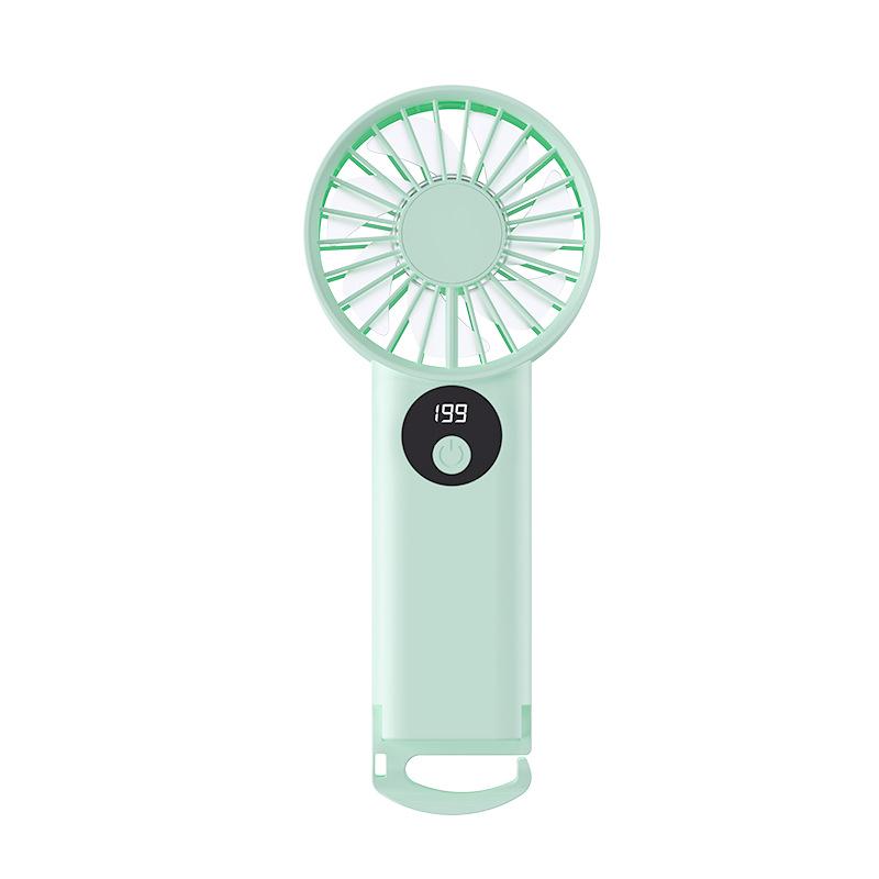 Portable USB Handheld Fan: Transparent, Strong Wind, Outdoor Use