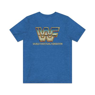 Camiseta de Hombre Vintage WWF Retrowave Chrome 1985