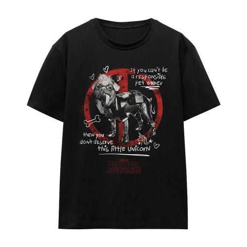 Deadpool & Wolverine Unisex Adult Dogpool Unicorn T-Shirt