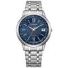 [Citizen] Exceed CB1140-61L Watch, Eco-Drive, World Time, Titanium, Silver/Navy