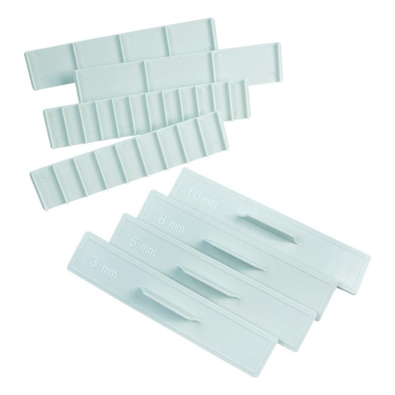 

8Pieces Cookie Biscuits Measuring Rulers Essential Baking Rulers Measuring Rulers Baking Tool Biscuits Thick Pastry Tool 1