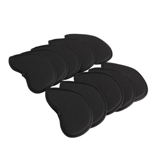 10Pcs Golf Club Headcover Sets, Golf Driver Iron Putter Cloth Cover with Number, Golf Club Protection Covers, Golf Club Accessories
