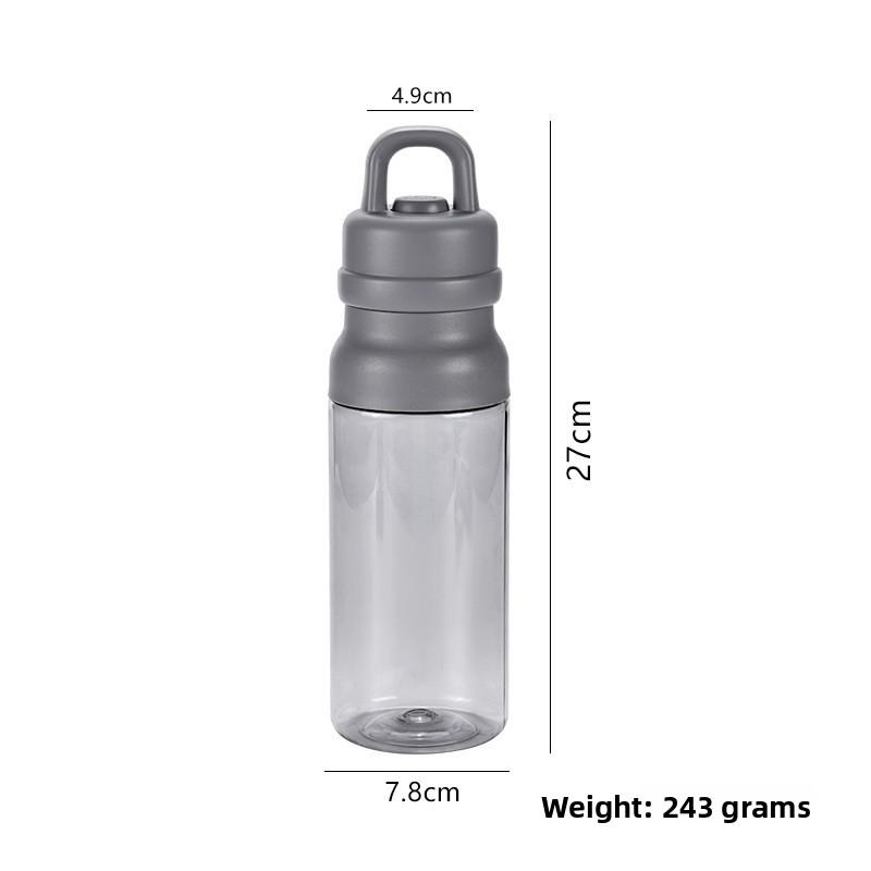 Plastmugg Utomhussporter Vattenflaska, Direkt Drickning Sportsvattenkanna, Förseglad Mugg med Stor Kapacitet