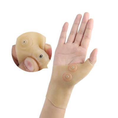 Magnetic Silicone Gel Wrist Brace Glove Support Protect Working Sports Hand Care Carpal Tunnel Brace Waterproof