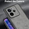 Matowe Etui ze Skóry PU dla Realme GT 7 Pro Case Matowa Plastikowa Odporna na Wstrząsy Tylna Pokrywa dla Realme GT7 Pro Cover
