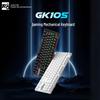 GK105 87-Key Wired Mechanical Keyboard, ARGB Backlit, Red Switch, Anti-Ghosting, Universal for Gamers and Laptops.