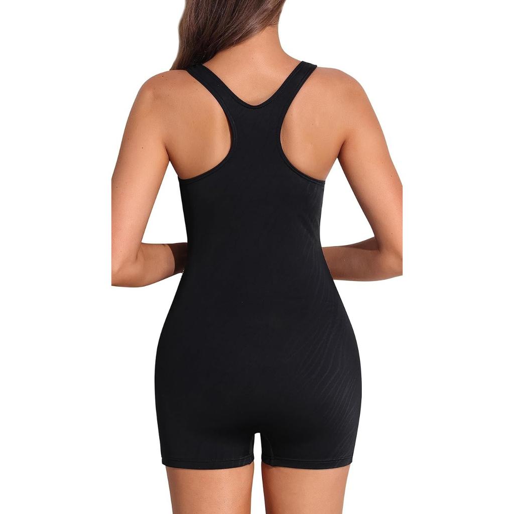 CHARMLEAKS Womens One Piece Swimsuits Boyleg Athletic Swimwear Conservative Training Bathing Suits