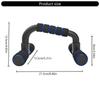 H Frame Push Up Stands For Homes Gym Ergonomic Durability Nonslip Base For Chest Arm Core Strength Training
