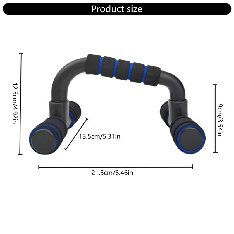 H Frame Push Up Stands For Homes Gym Ergonomic Durability Nonslip Base For Chest Arm Core Strength Training
