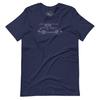 356 Vintage Line Drawing Surf Shirt Unisex T-shirt