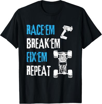T-shirt Unisex Regalo da Corsa con Telecomando per Macchina RC