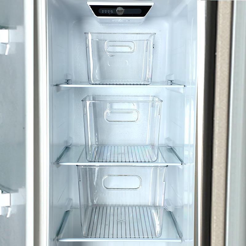 Food Grade Transparent Refrigerator Storage Box for Fresh Vegetables