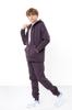Warmer Jungen-Teenager-Set – Einfarbiger Reißverschluss-Hoodie & Bequeme Jogginghose, Winter 6421-025 HC