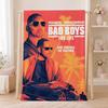 Action Movie B-Bad BoysS Throw Summer Flannel Throw Blanket Soft Antistatic Washable KidFriendly Couch Bed
