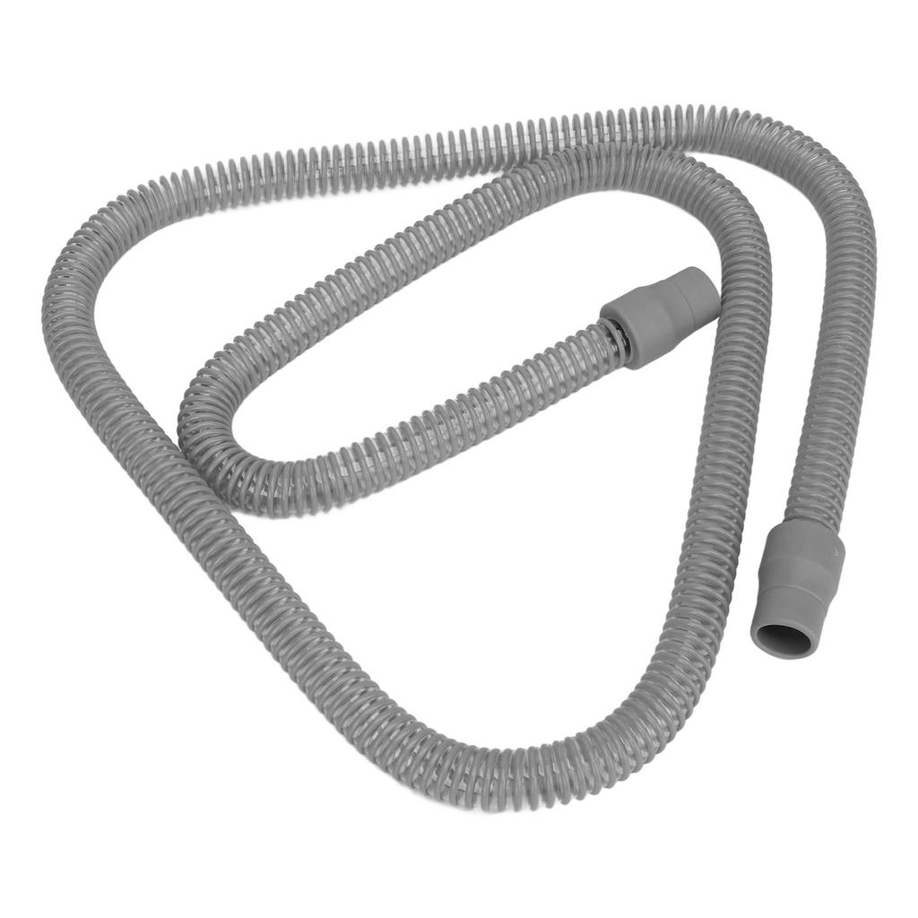 Breathing Machine Tube Replacement Assembly Breathing Machine Soft Tube with Rubber Connectors Grey