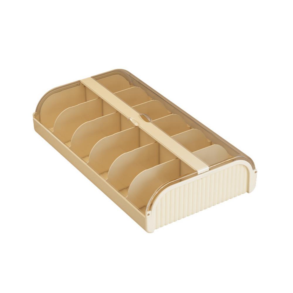 

Штабелируемый чехол для хранения носков, конструкция с перегородками, органайзер для носков в шкаф, шкафчик белый