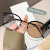 Luxury Round Myopia Glasses Men Women Clear Lens Prescription Color Changing Minus Eyeglasses Anti-blue Ray Eyewear Diopter
